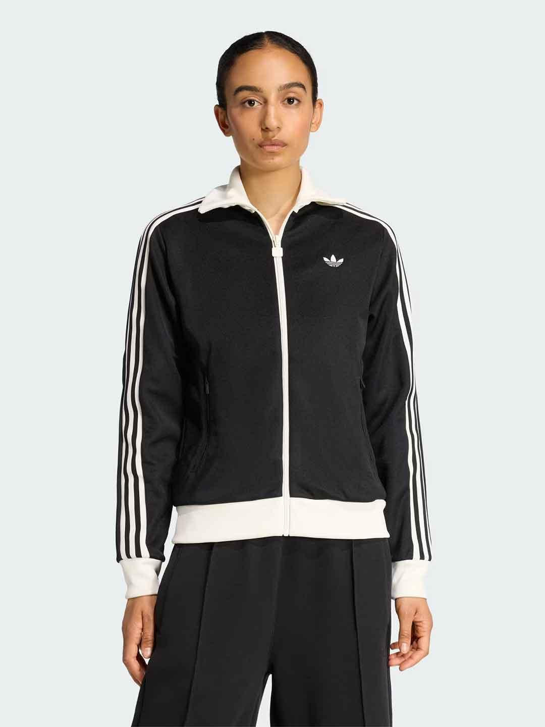 Adidas felpa nero con zip KD7969 NERO ADIDAS 