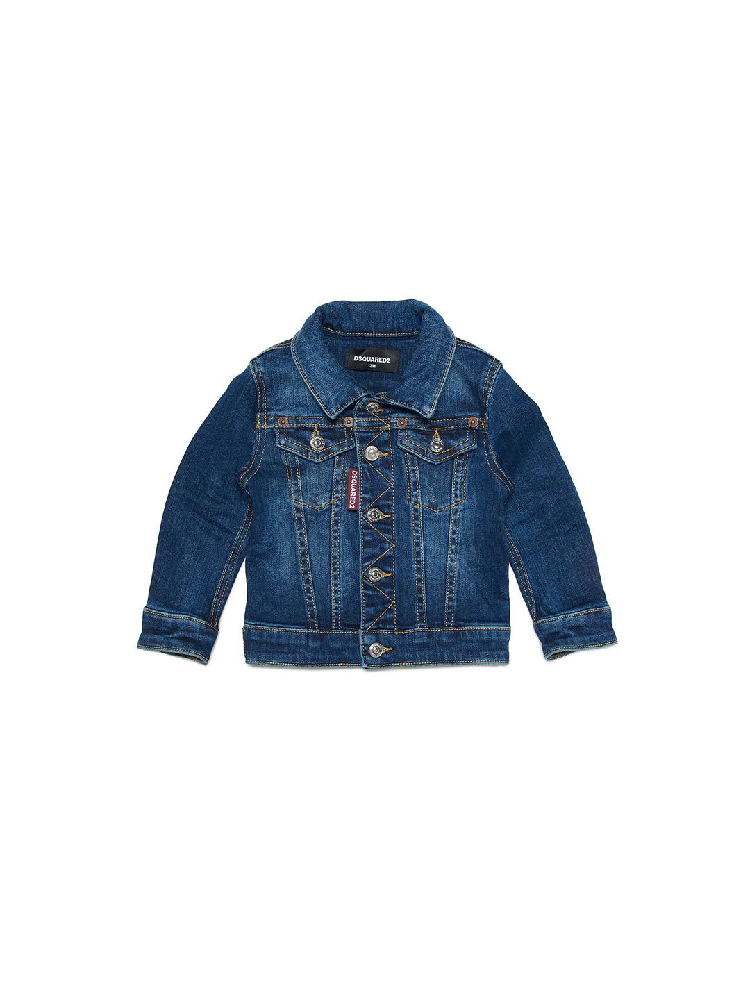 Dsquared2 giubbino jeans neonati DQ02P4 D0A1K JEANS DSQUARED 2 