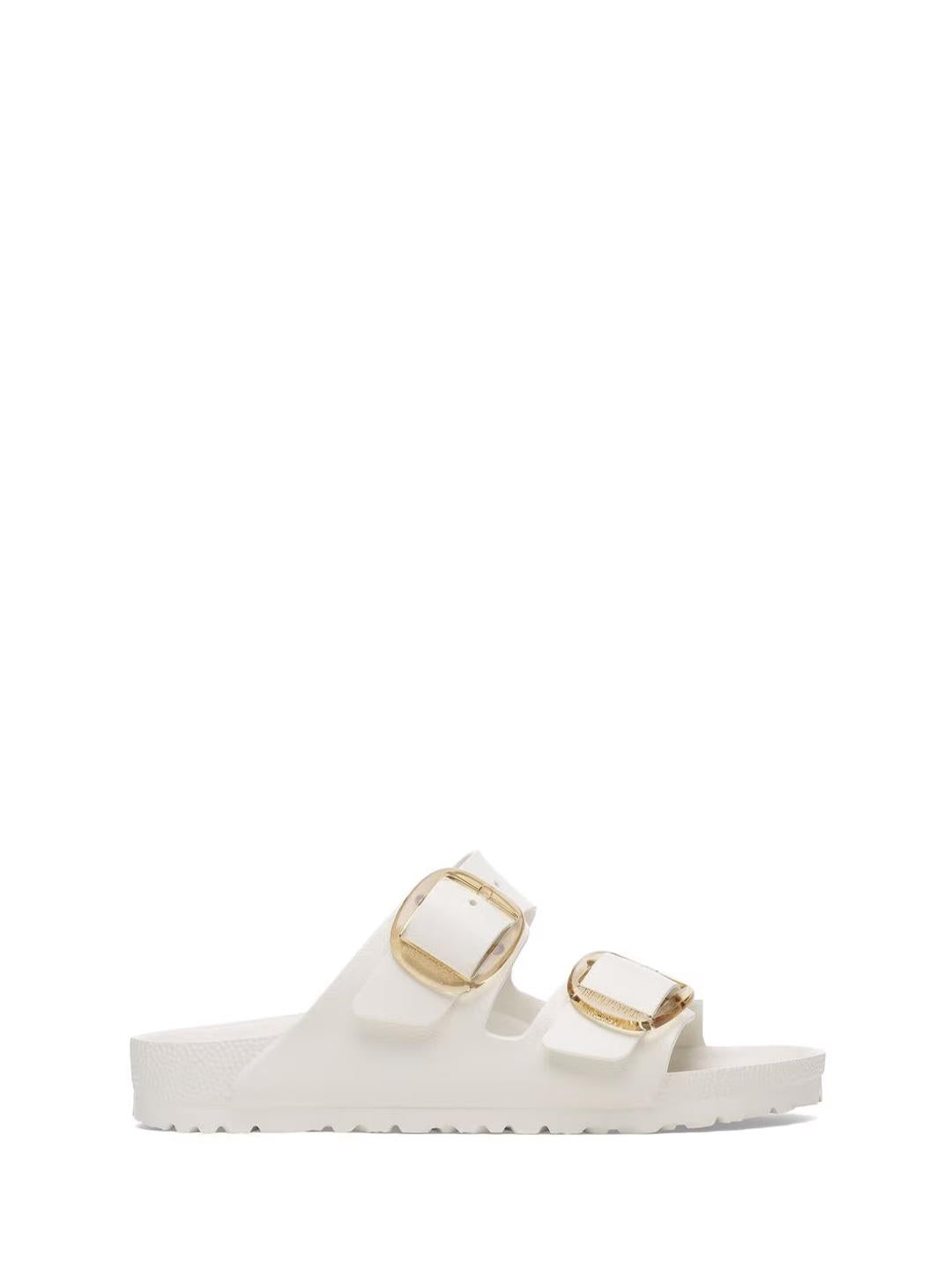 Birkenstock Arizona Eva Big Buckle sandali panna in gomma 1029651 PANNA BIRKENSTOCK 