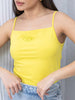 Diesel Trind top giallo con strass
