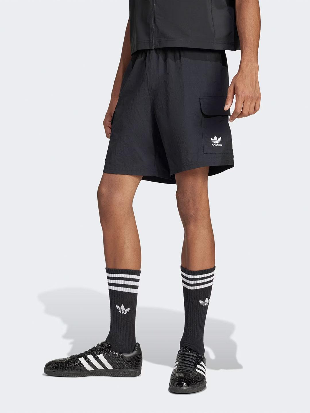 Adidas bermuda nero cargo JD0406 NERO ADIDAS 