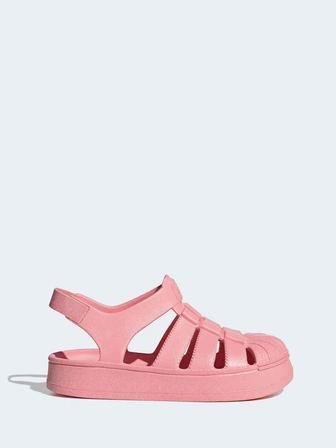 Adidas Super Star sandali kids rosa in gomma 19-27 JI2805 ROSA ADIDAS 