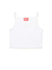 Diesel Trind top bianco con strass