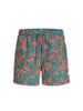 Jack & Jones costume verde stampa anguria
