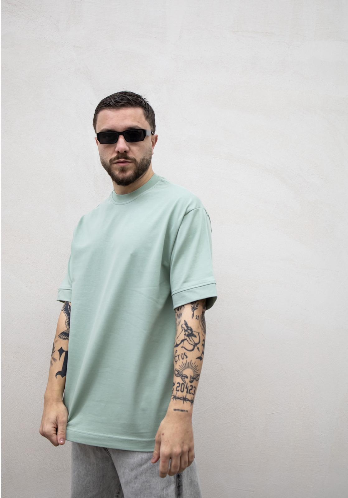 Tokyo Compact t-shirt verde con polsino TKN008 VERDE TOKYO 