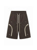 Present Day bermuda marrone con zip