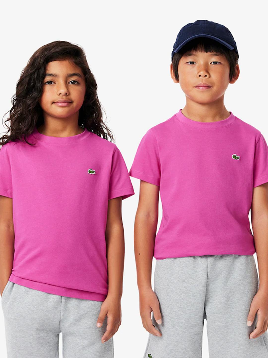 Lacoste t-shirt kids fucsia TJ1122 FUCSIA LACOSTE 