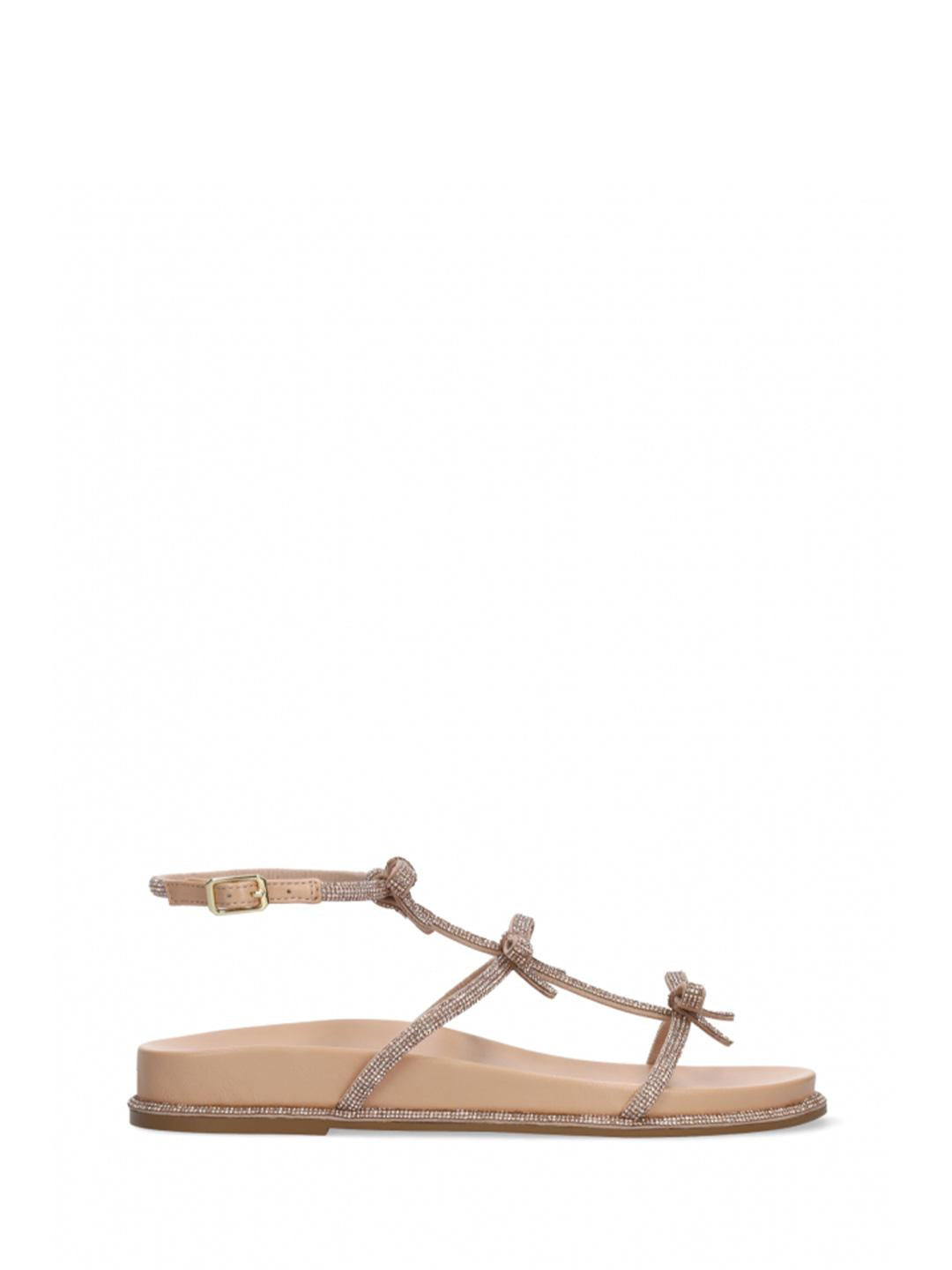 Bibi Lou Abby sandali beige con fiocchi in strass 846Z00HG BEIGE BIBI LOU 