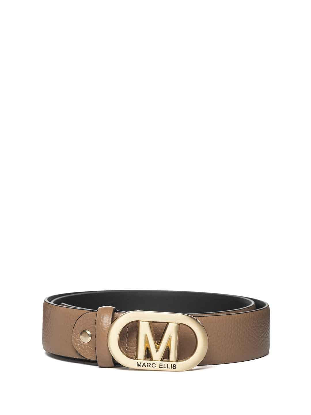 Marc Ellis 159 cintura fango con fibbia oro ME BELT - 159 FANGO MARC ELLIS 