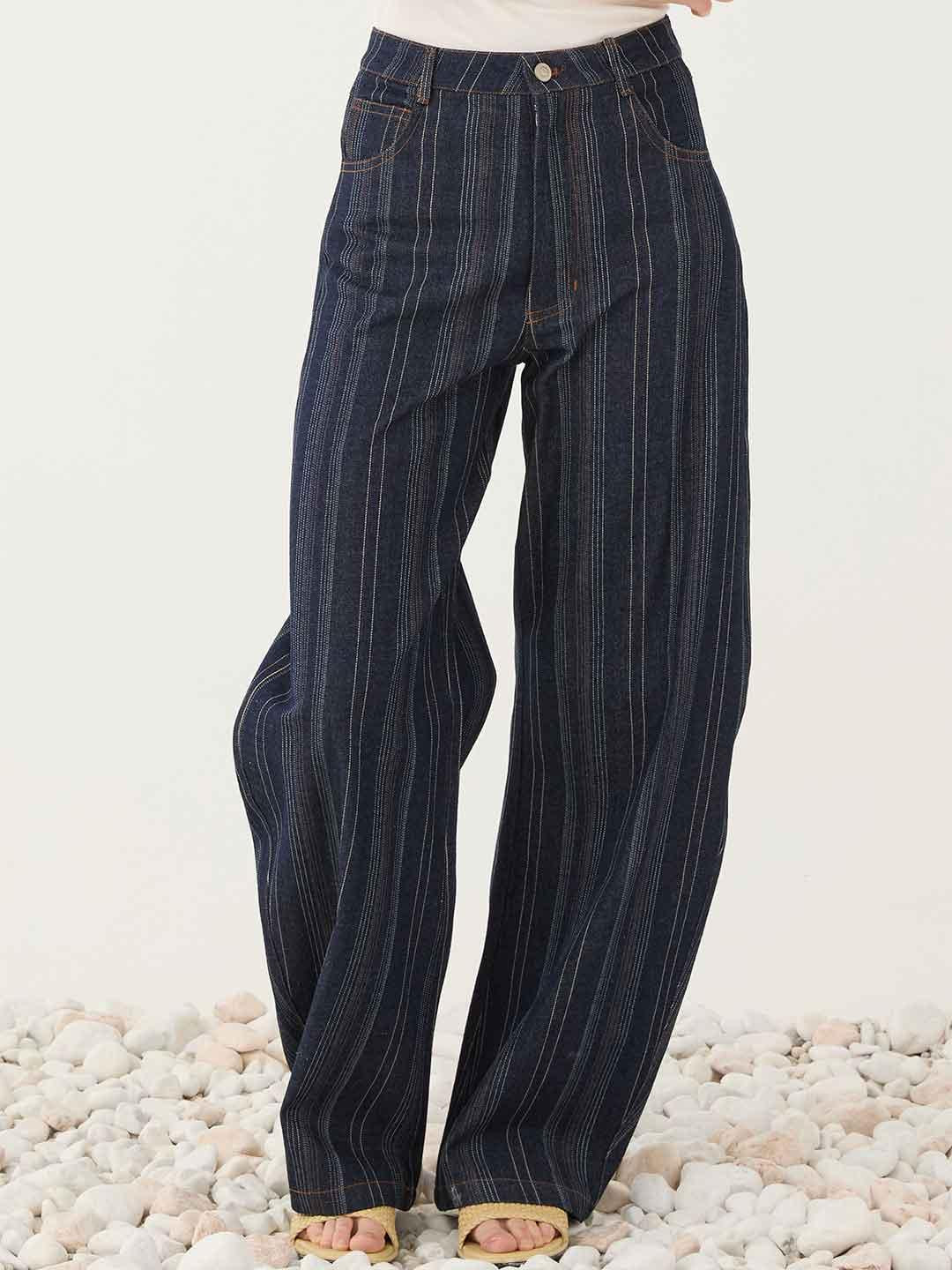 Eleh jeans blu con cuciture SS260232 BLU ELEH 