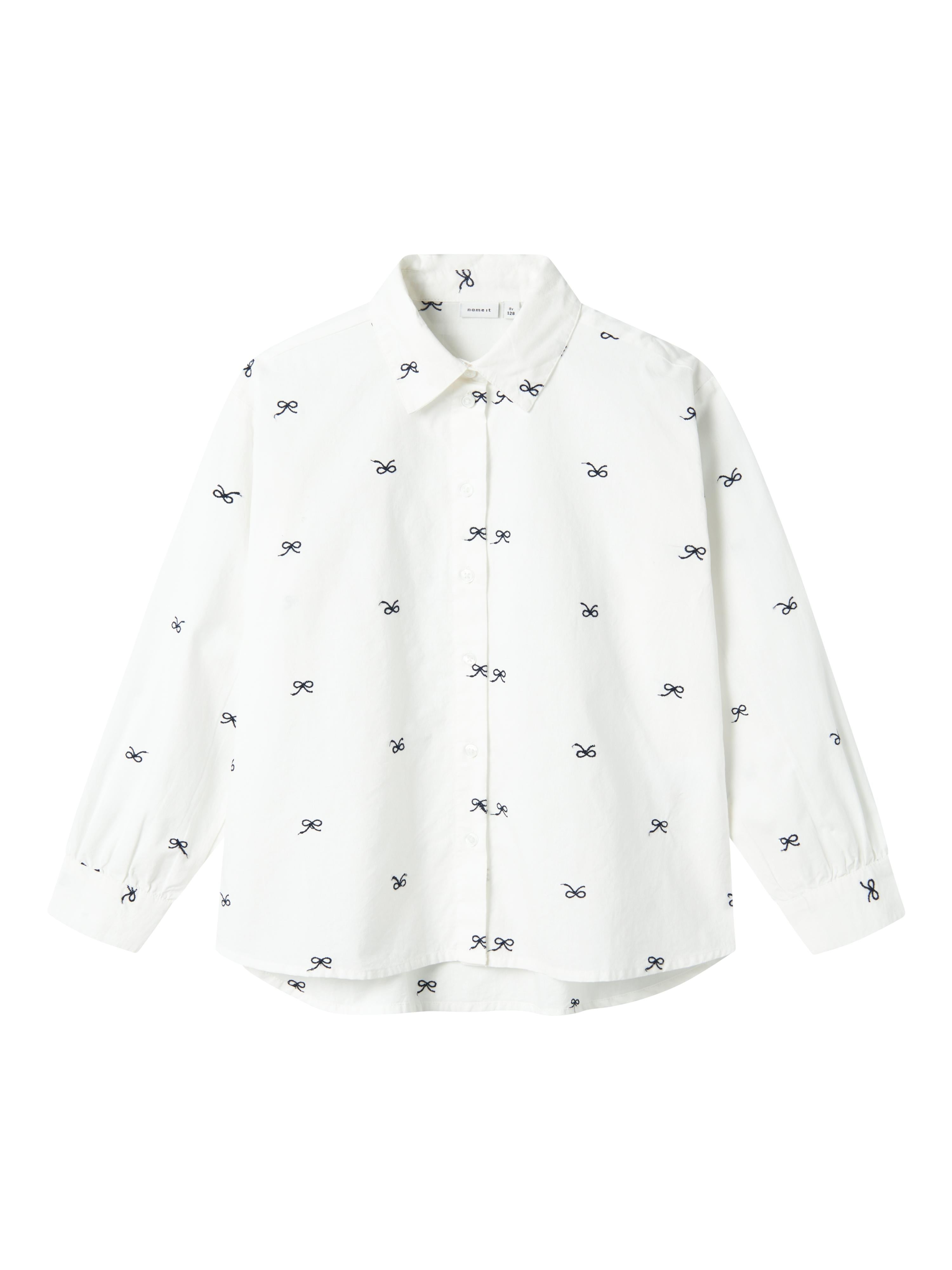 Name It camicia kids bianco con fiocchi 13227588 BIANCO NAME IT 