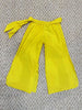 Island Coco pantaloni kids giallo con nodi