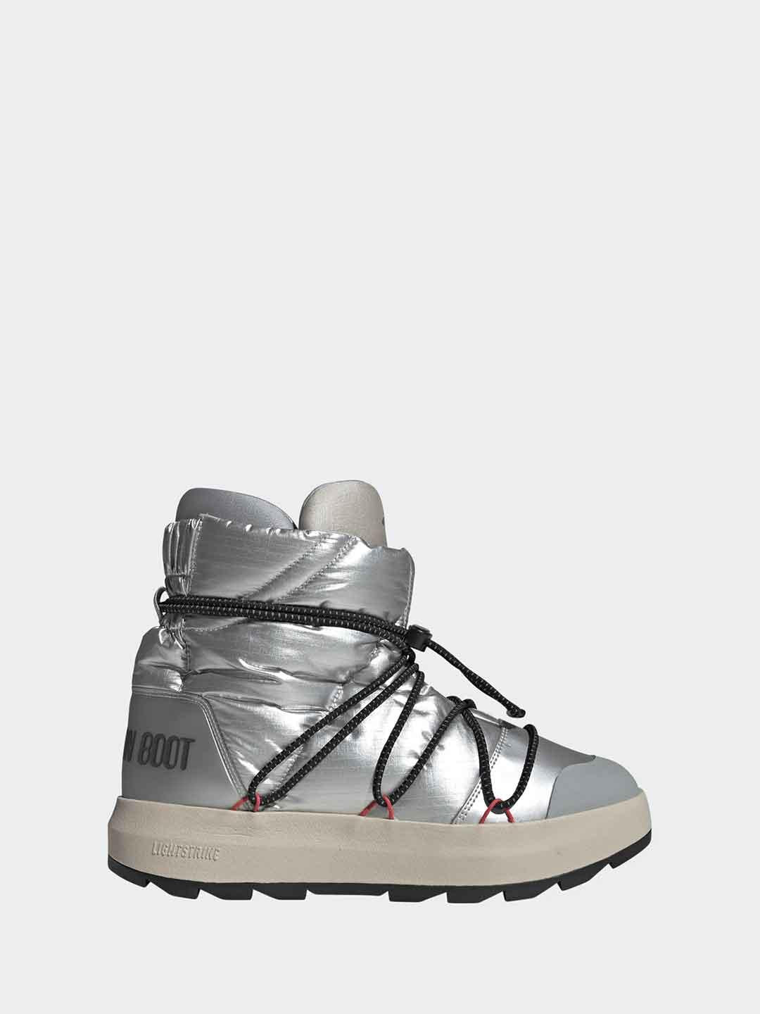 Adidas Ace Mid stivali argento x Moon Boot JQ7849 ARGENTO ADIDAS 