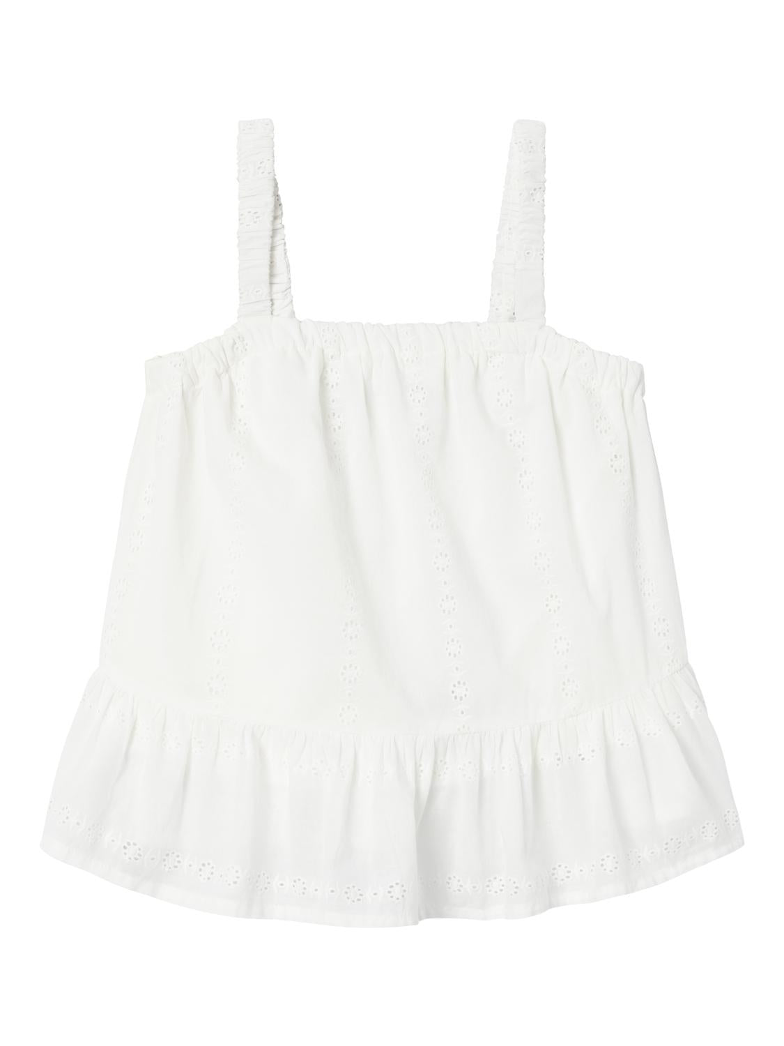 Name It top kis bianco con ricami 13229404 BIANCO NAME IT 