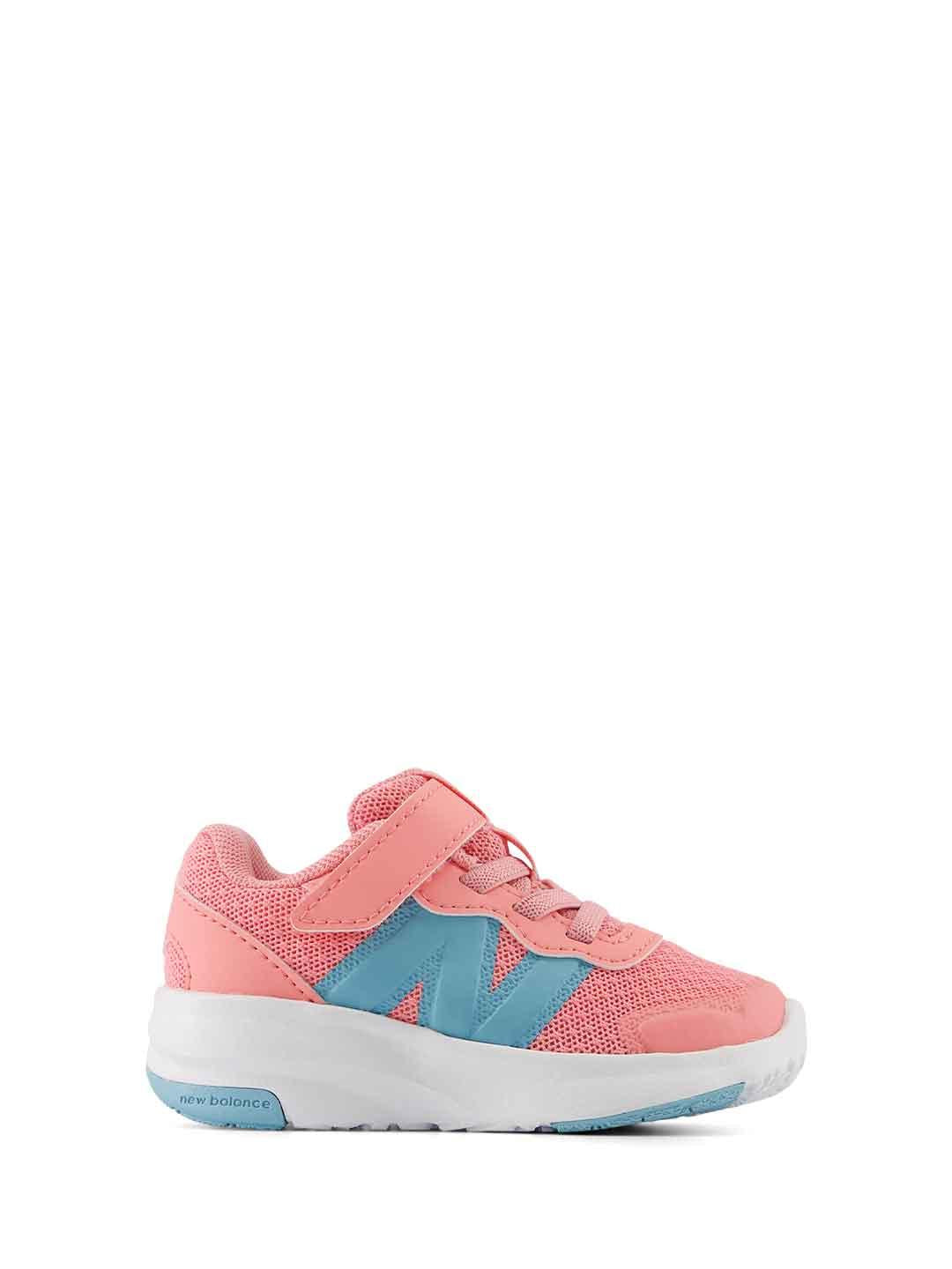 New Balance 578 sneakers kids rosa con logo celeste I5786FF ROSA NEW BALANCE 