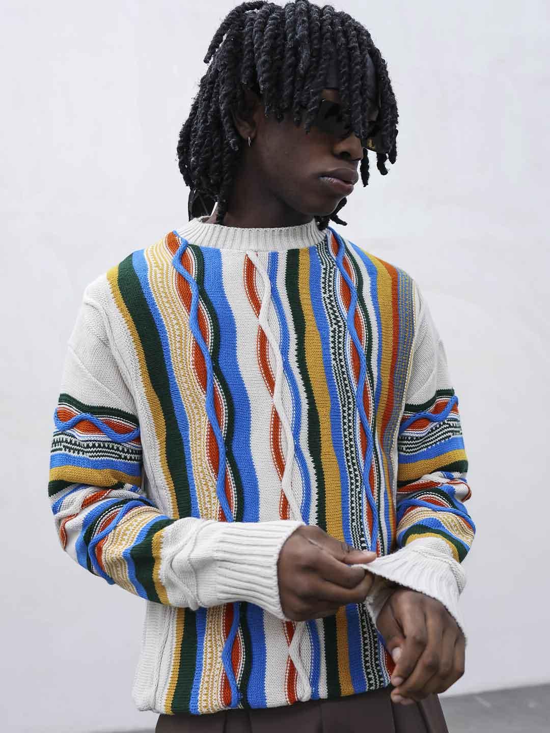 Present Day maglione multicolor PR001 MULTICOLOR PRESENT DAY 