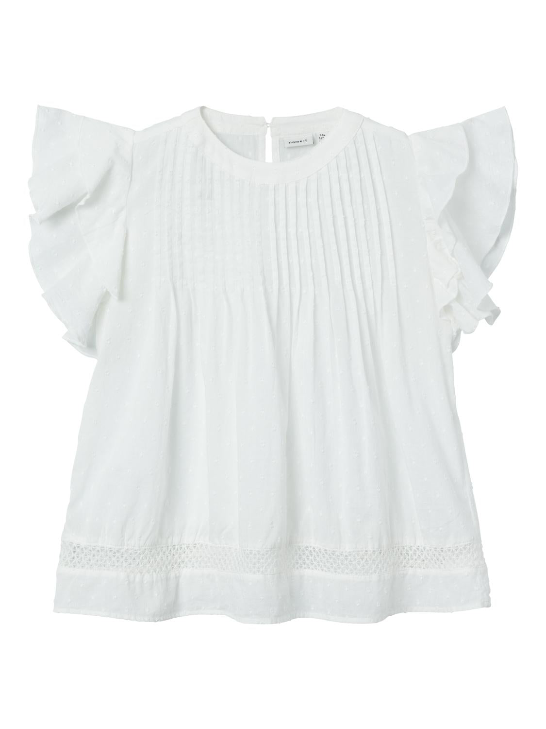 Name It maglia kids bianco con volant 13188271 BIANCO NAME IT 