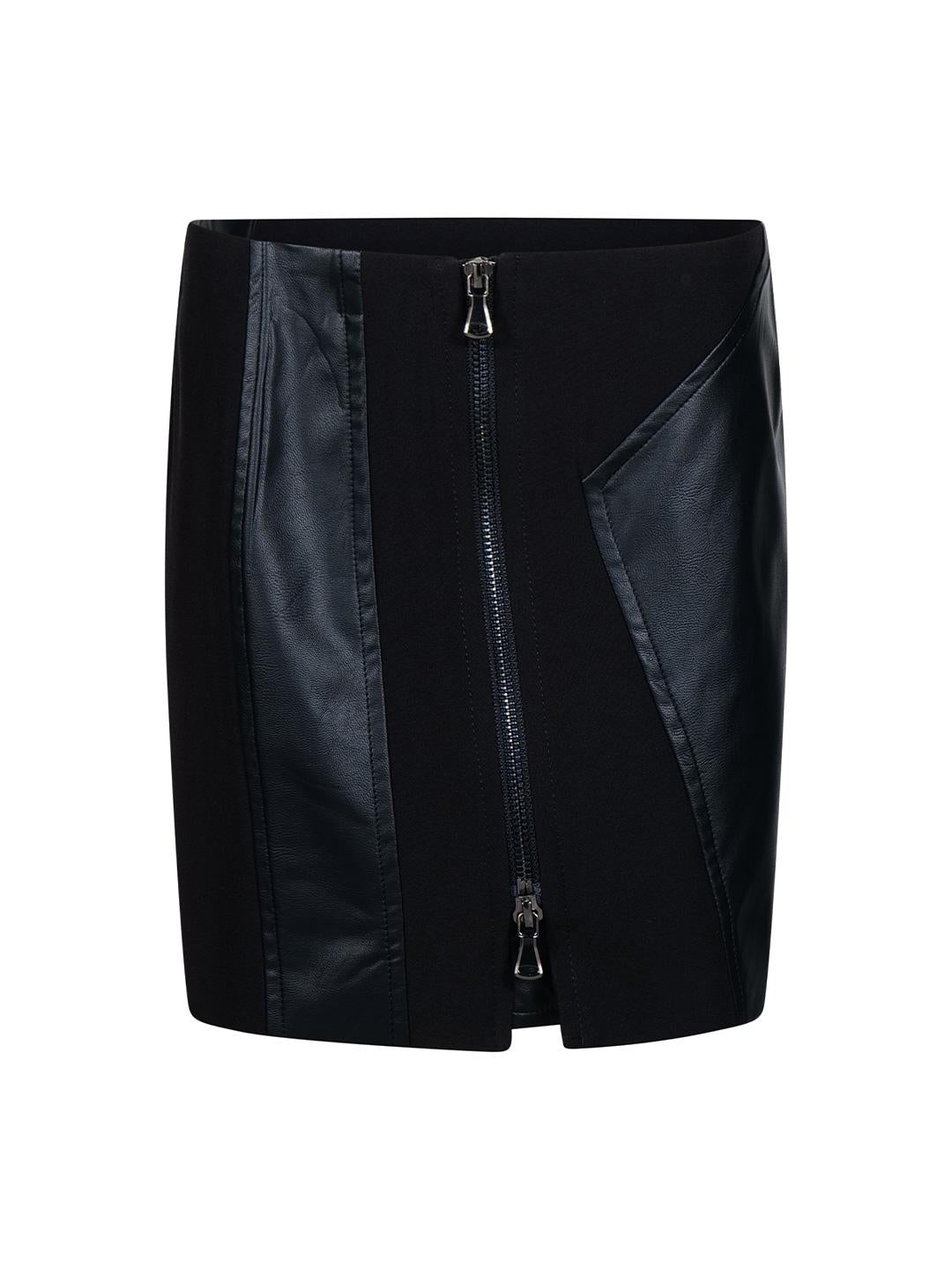 Fun & Fun gonna kids nero in pelle con zip 00458 NERO FUN & FUN 
