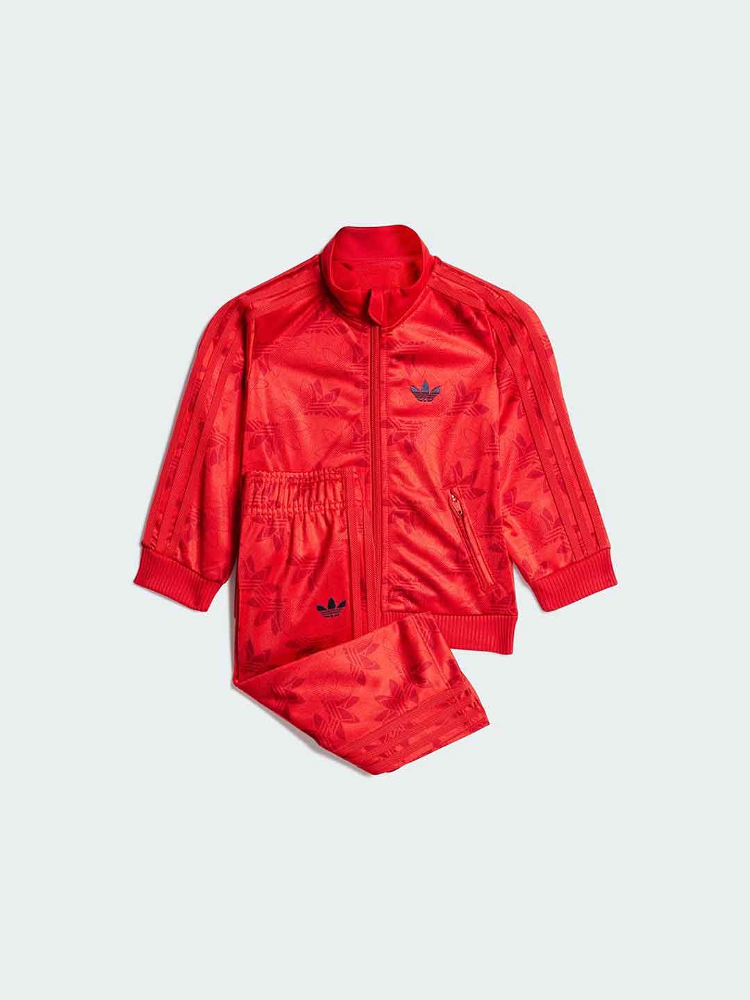 Adidas coordinato kids rosso monogram JW0288 ROSSO ADIDAS 