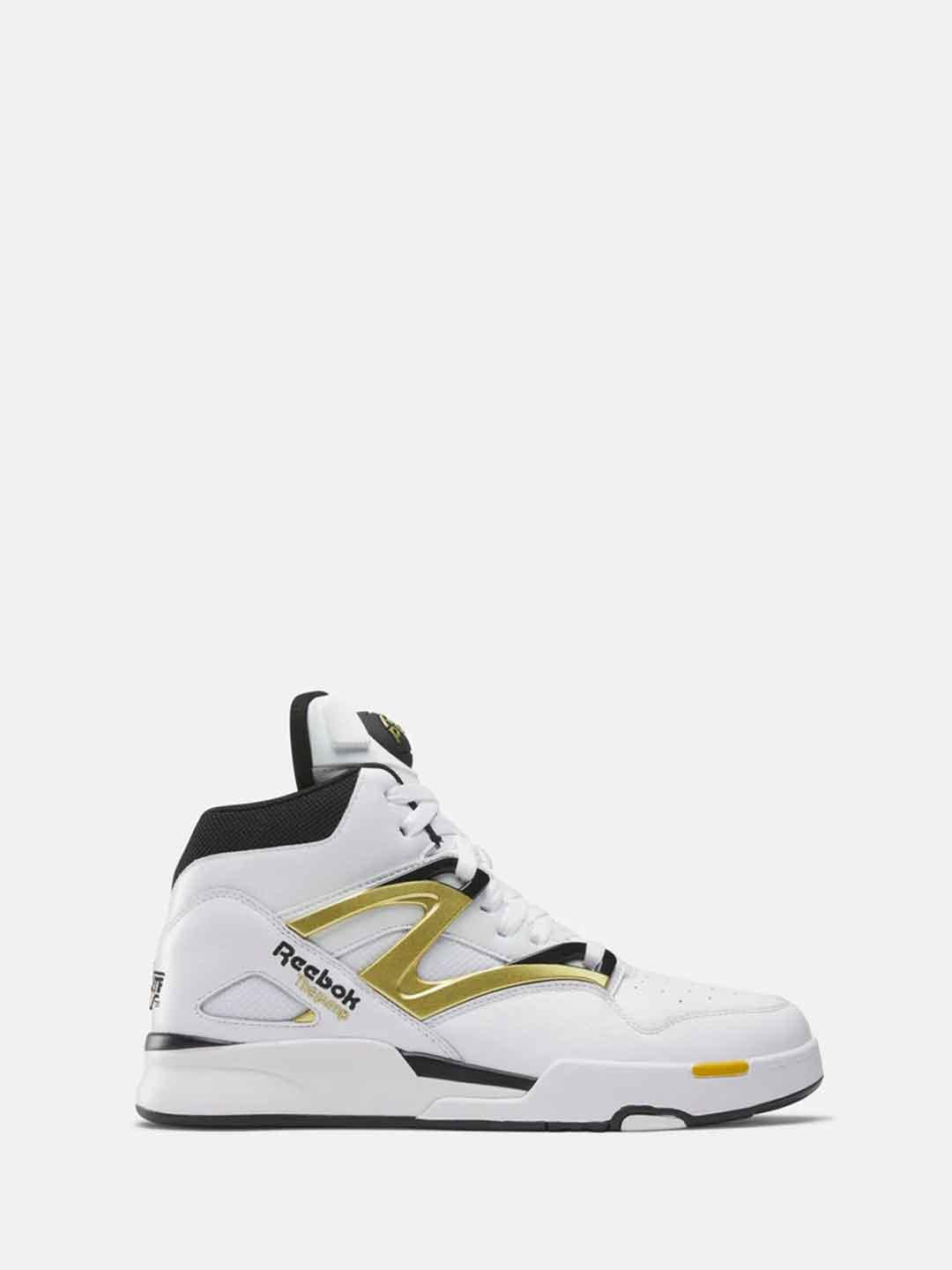 Reebok Pump Omni Zone II snakers bianco e oro 100255529RN BIANCO REEBOK 