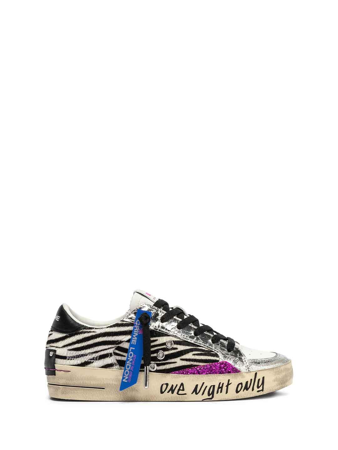 Crime Sk8 Deluxe sneakers zebrato 25107 ZEBRATO CRIME 