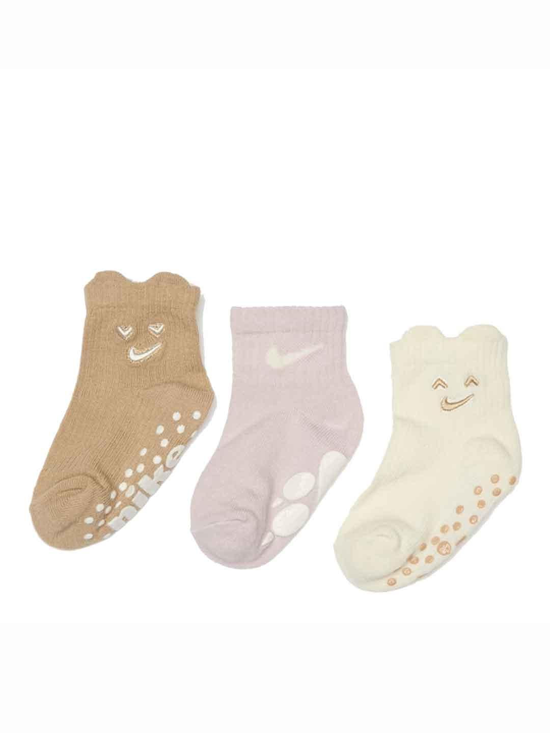 Nike calzini kids multicolor set antiscivolo 3 paia NN1135-X0L MULTICOLOR NIKE 