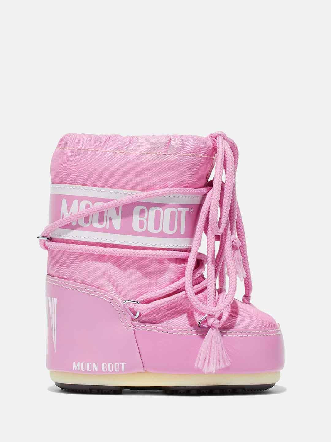 Moon Boot Icon Mini stivale kids rosa n Nylon 1400430 ROSA MOON BOOT 