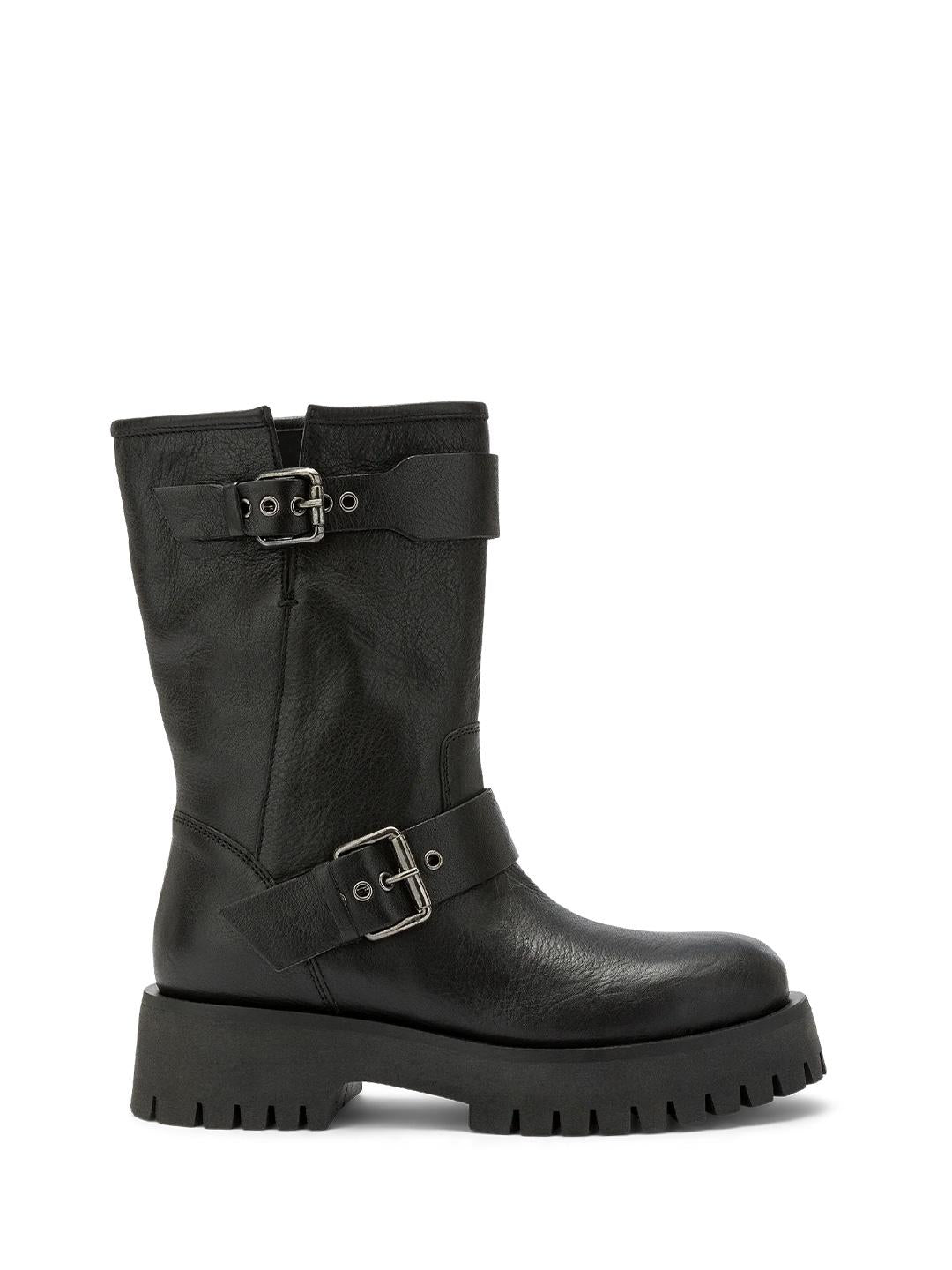 Carmens Kerry Buckle anfibio nero con fibbie 54004 NERO CARMENS 