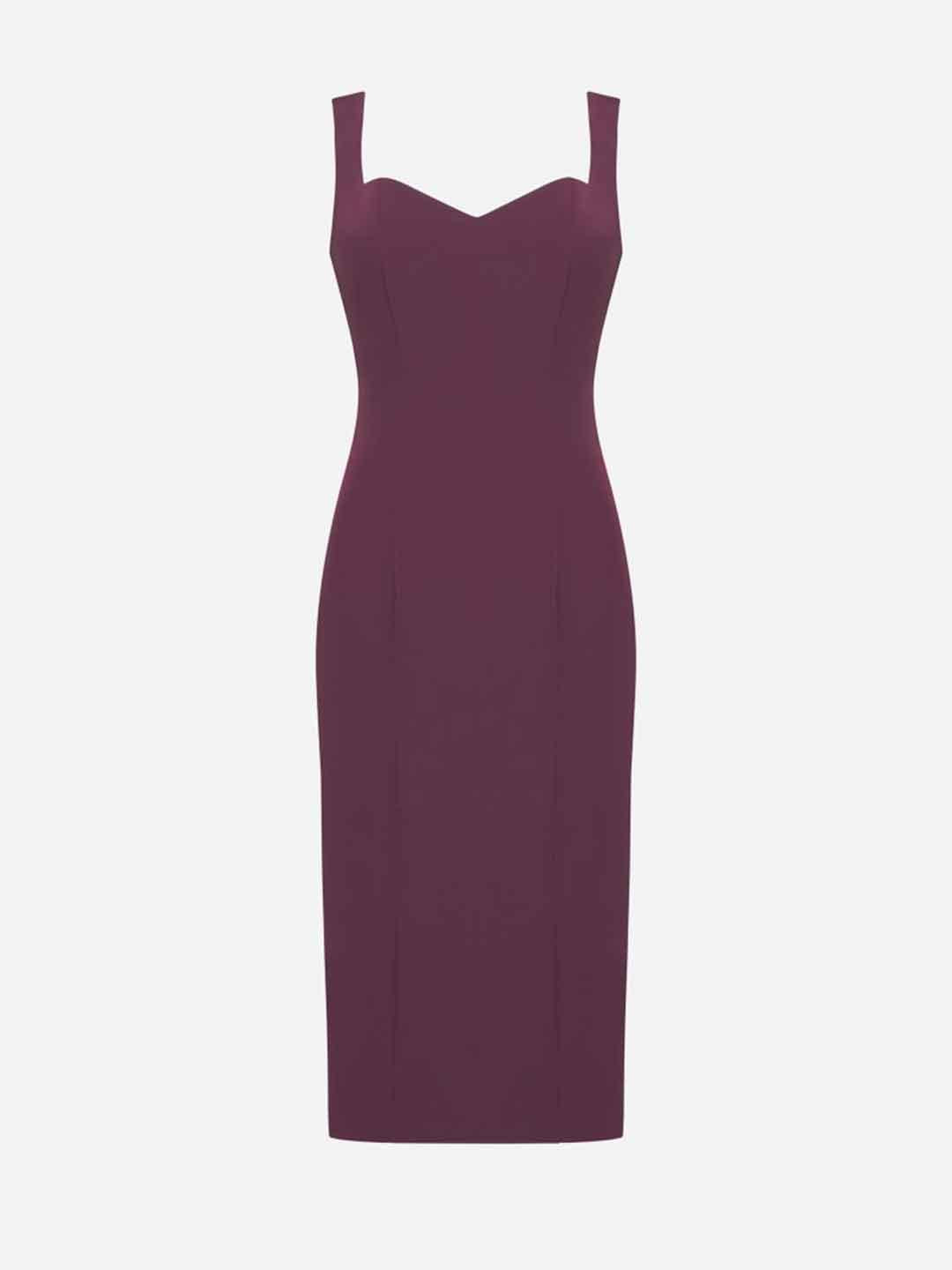 Silence Perfect abito bordeaux a tubino SLAB008 BORDEAUX SILENCE 