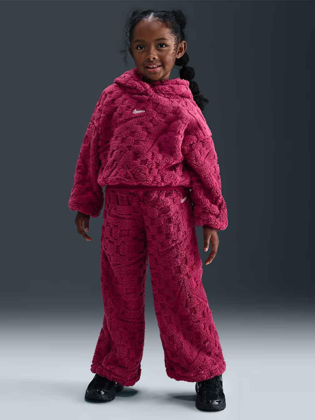 Nike coordinato kids fucsia in teddy 36N458-ADZ FUCSIA NIKE 