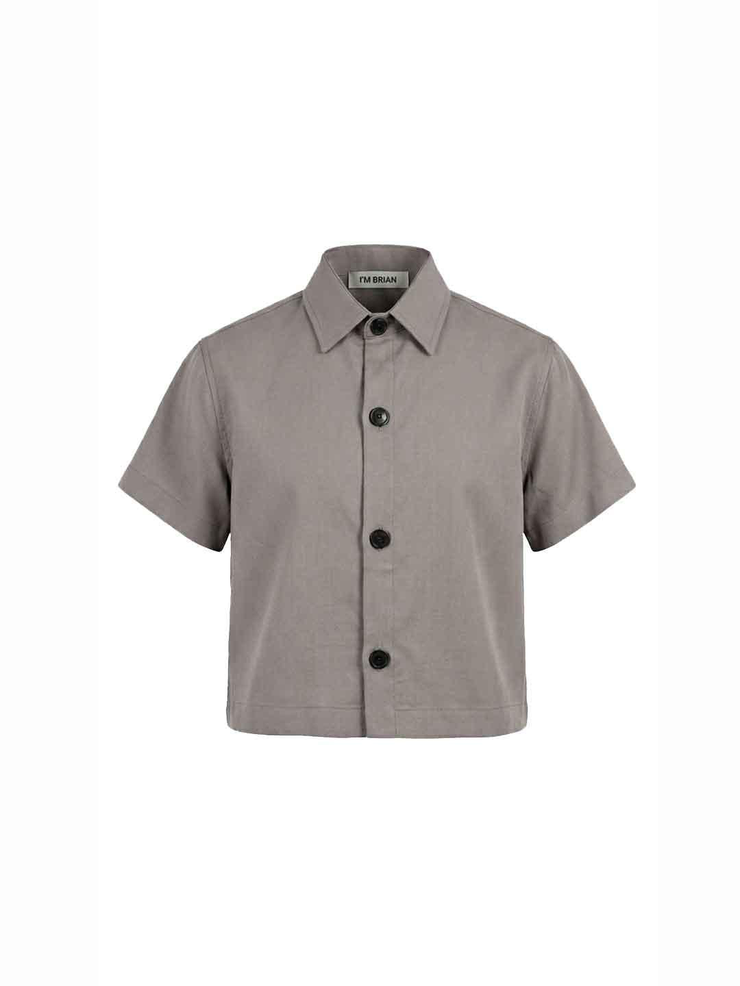 I'm Brian camicia kids grigio mezza manica CA3298J GRIGIO I'M BRIAN 