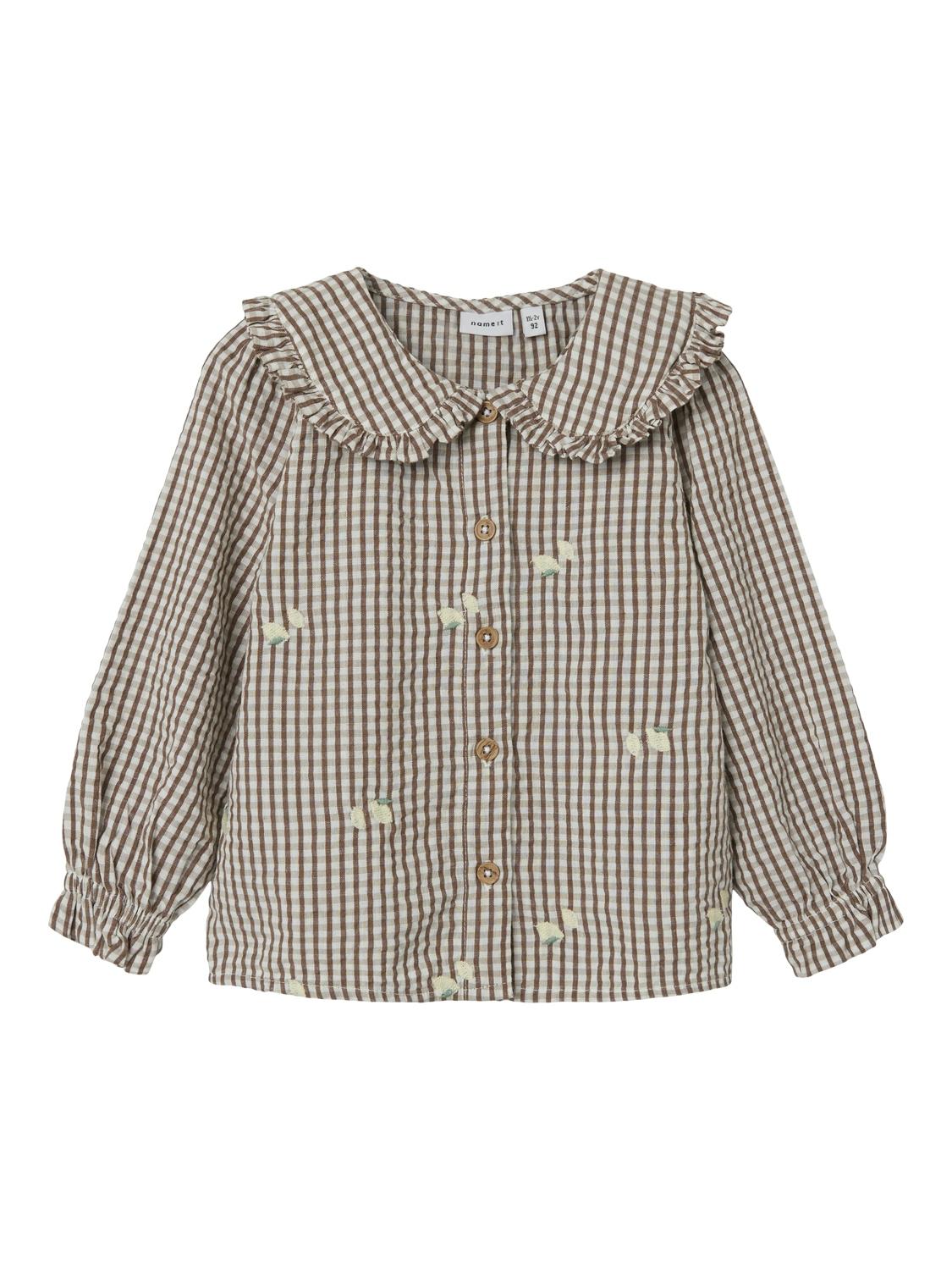 Name it camicia kids a fantasia a quadri e ricami 13227287 FANTASIA NAME IT 