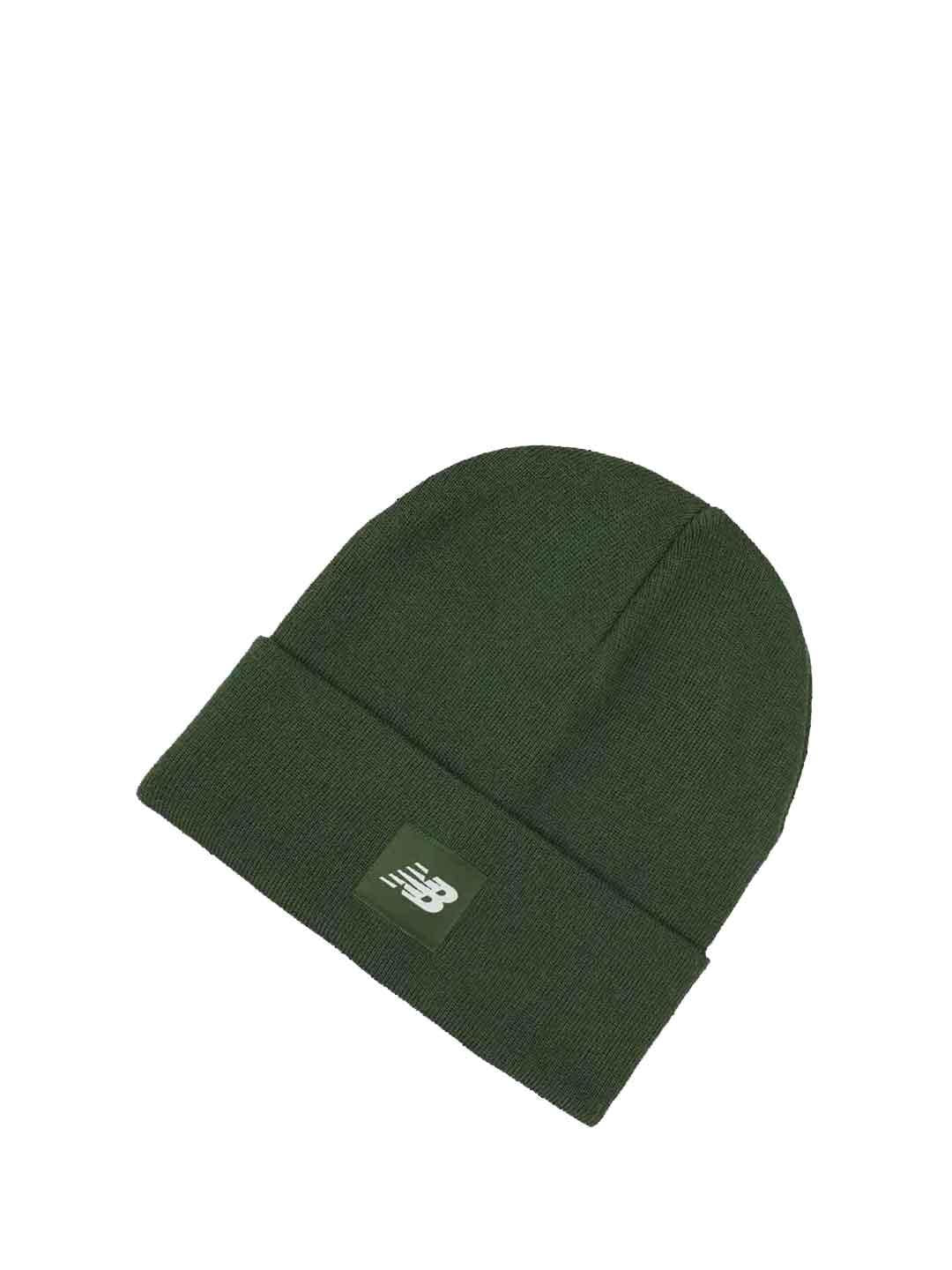 New Balance cappello verde in lana LAH13034WDL VERDE NEW BALANCE 