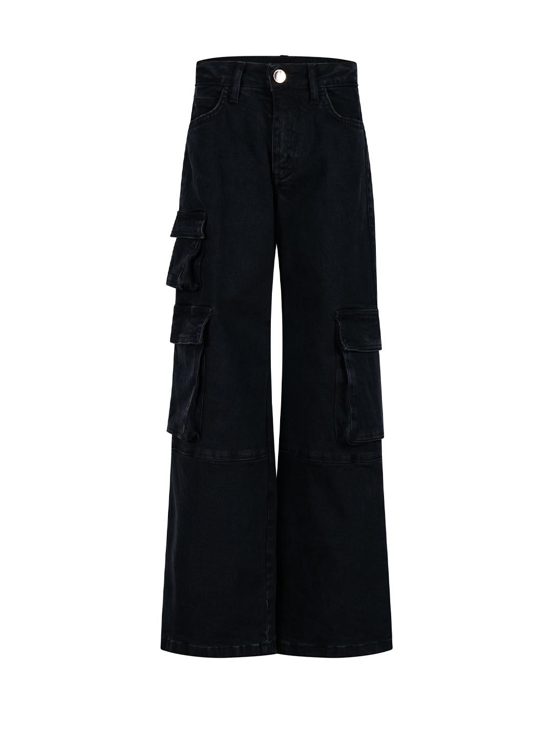 Fun & Fun jeans kids nero cargo 00734 NERO FUN & FUN 