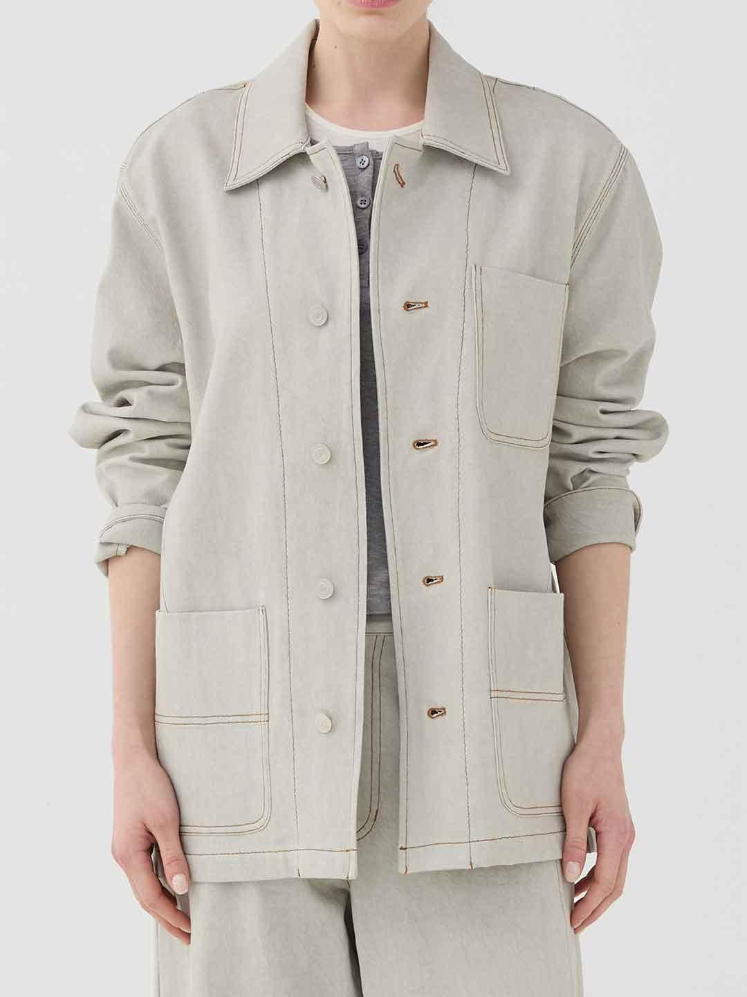 Eleh camicia grigio con tasche SS260129 GRIGIO ELEH 