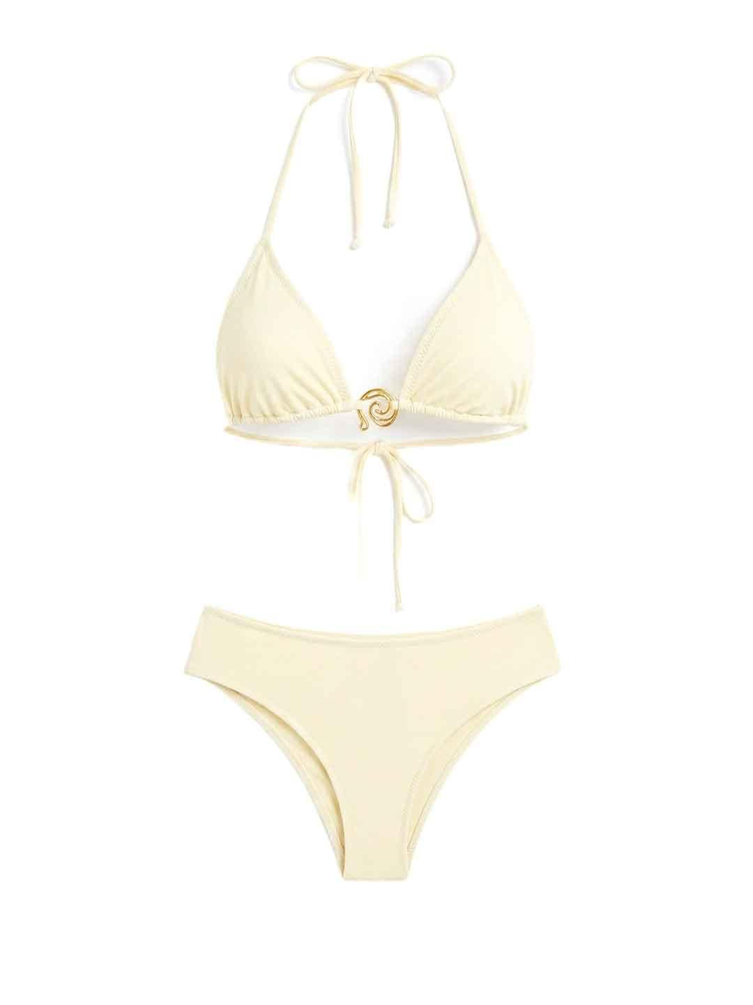Island Coco costume kids panna triangolo con accessorio 3-14 anni ICJ84 PANNA ISLAND COCO 