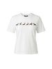 Eleh t-shirt bianco con bassotti