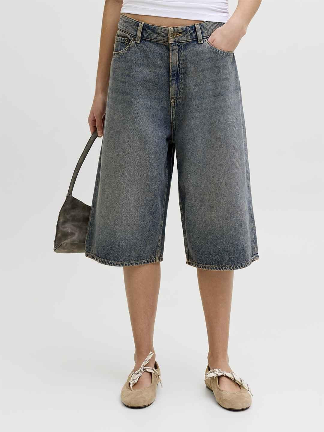 JJXX Kyoto bermuda in jeans baggy 12289262 JEANS JJXX 
