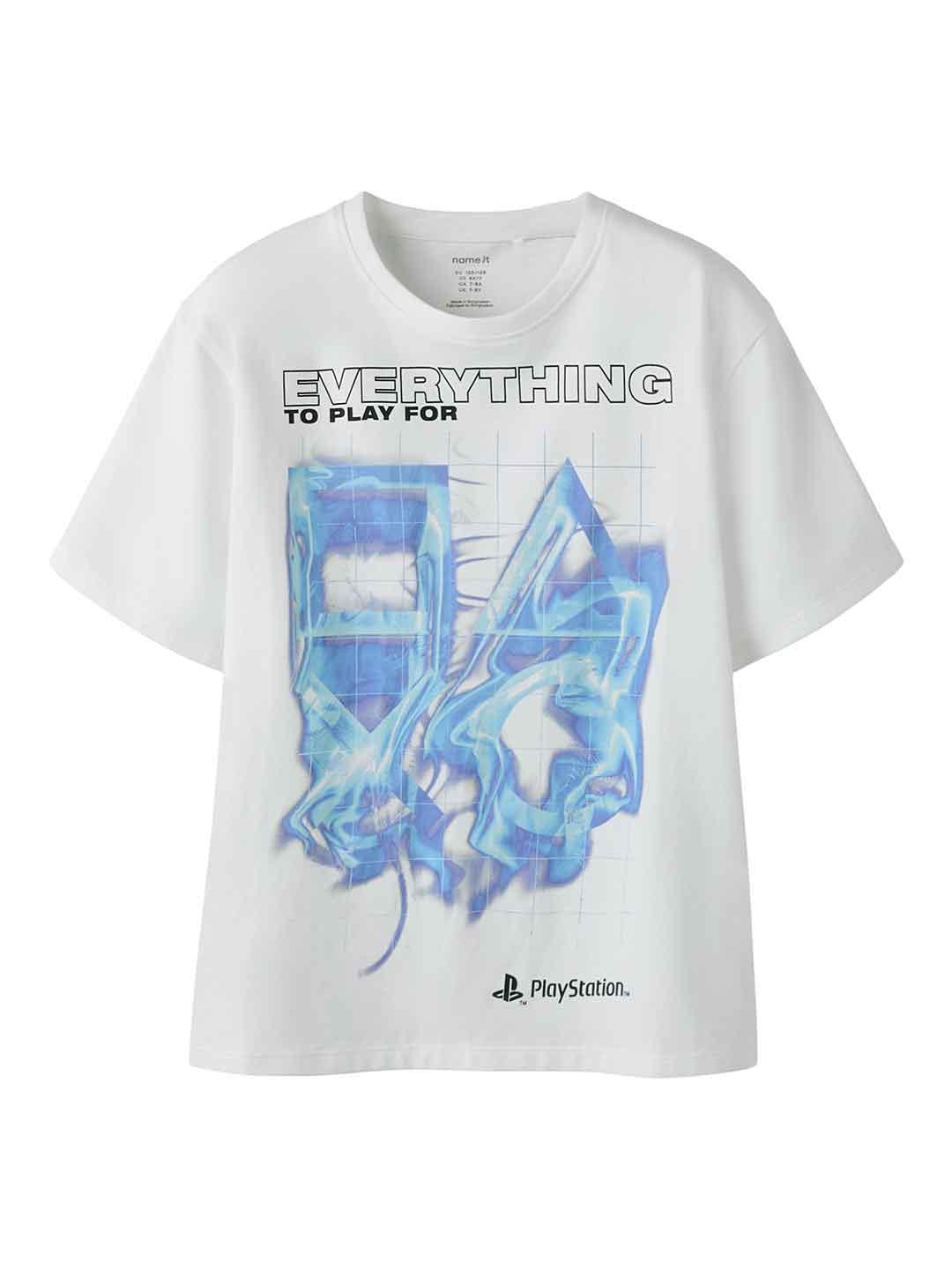 Name It t-shirt kids bianco grafica Playstation 13254202 BIANCO NAME IT 