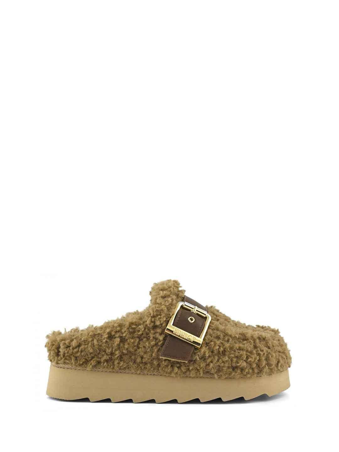 Colors Of California sabot marrone in teddy STORMY66 MARRONE COLORS OF CALIFORNIA 