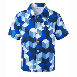 Island Coco Modulo camicia kids blu 3-14 anni MODULO BLU ISLAND COCO 