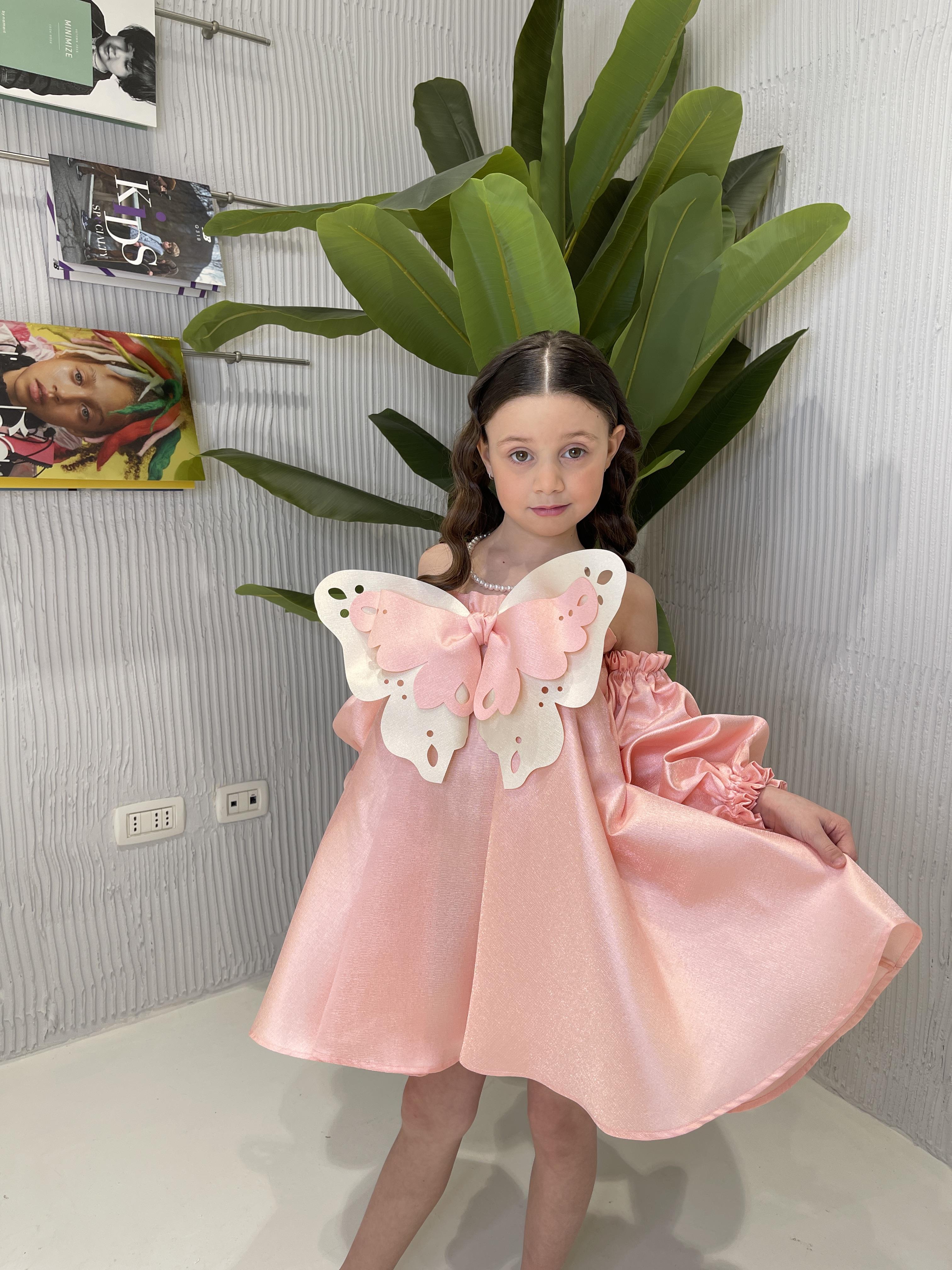 Coco' Et Mama' Nebulosa coordinato kids rosa con farfalla NEBULOSA ROSA COCO' ET MAMA' 