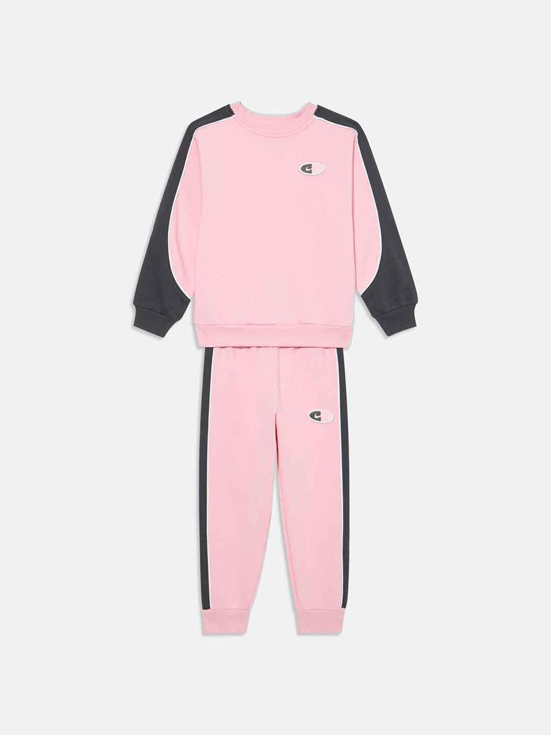 Nike Crew Set coordinato kids rosa 36N293-A0W ROSA NIKE 
