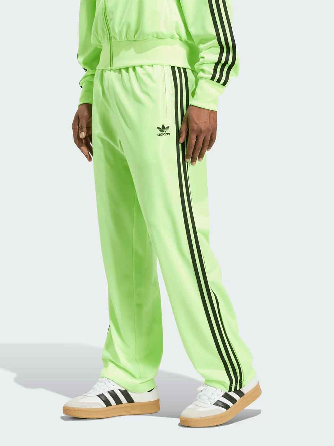 Adidas pantaloni verde fondo con zip KB3678 VERDE ADIDAS 