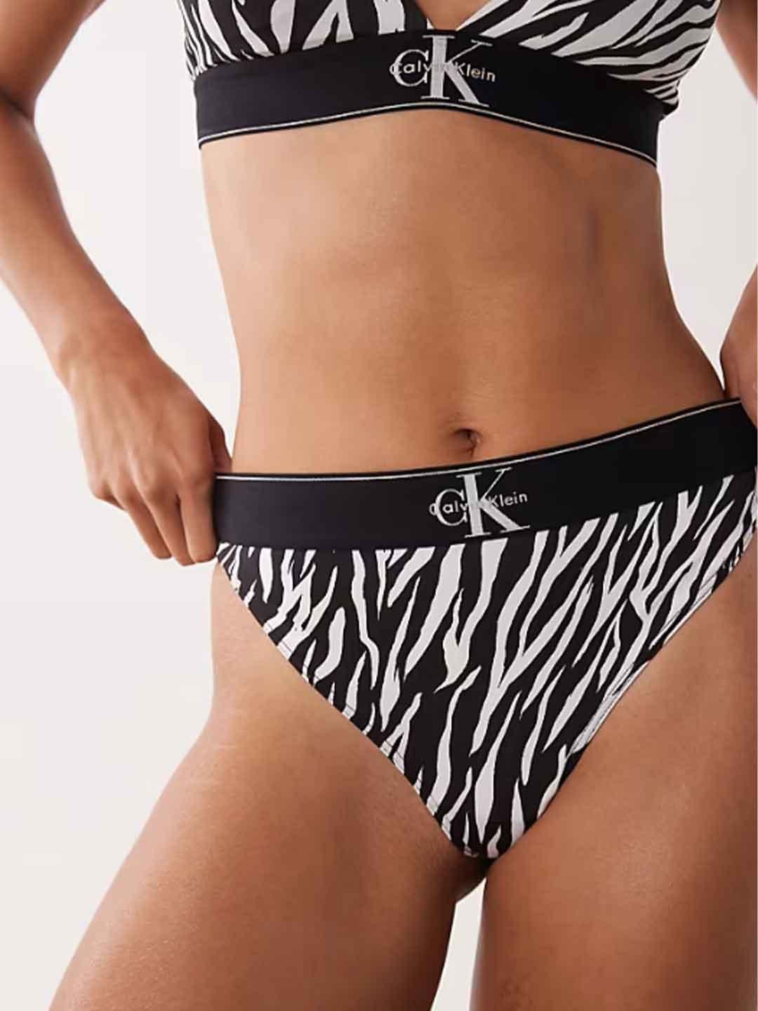 Calvin Klein slip zebrato LV00QF8813 Y3D ZEBRATO CALVIN KLEIN 