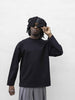 Present Day Long Perfect t-shirt nero maniche lunghe