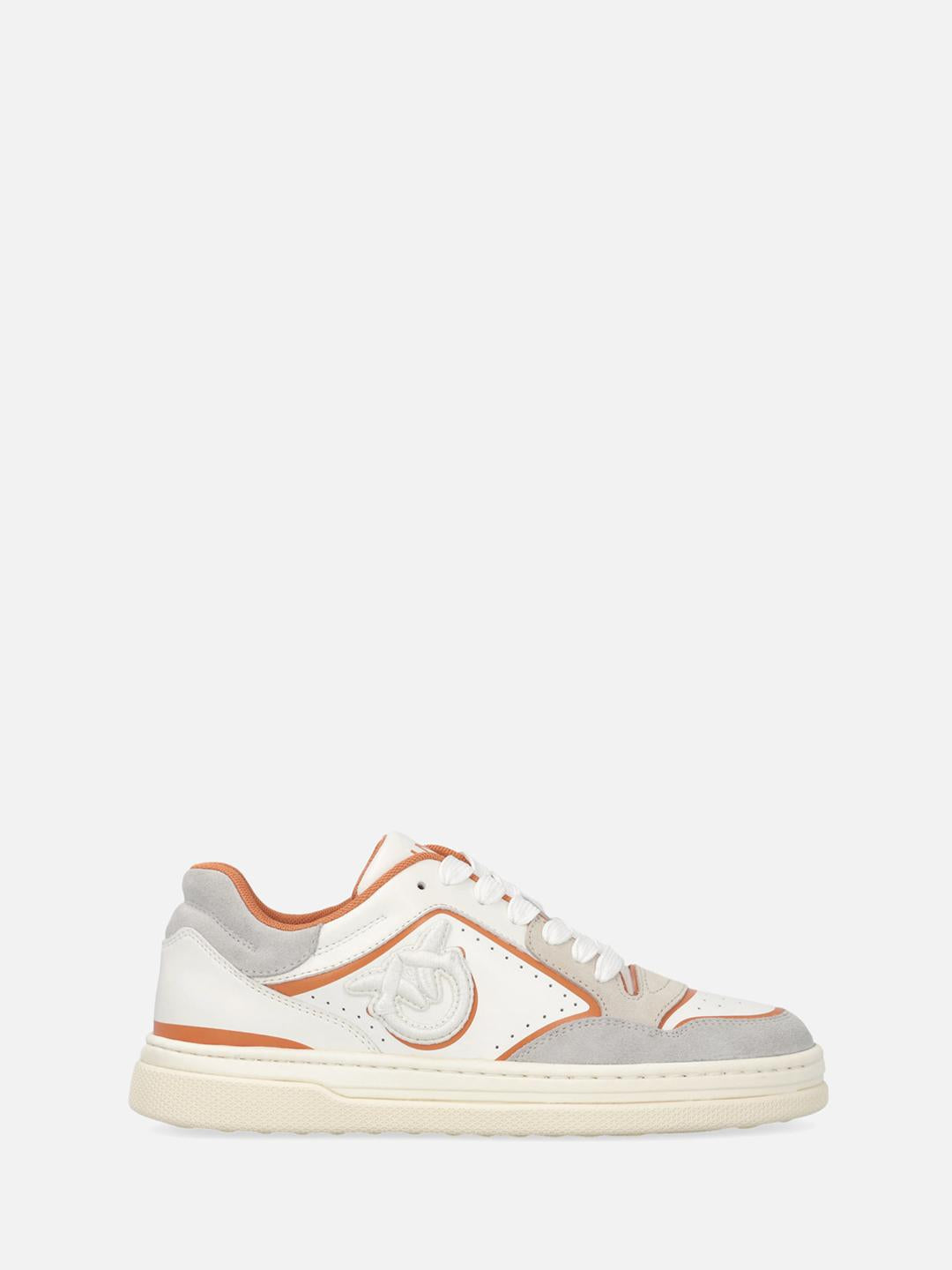 Pinko sneakers bianco con logo ricamato SS0075P021 BIANCO PINKO 