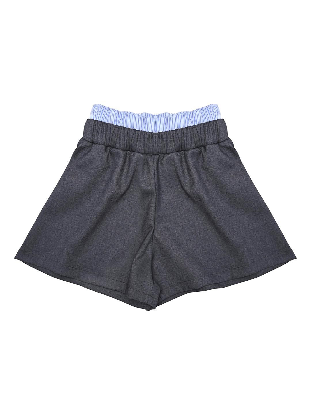 Vicolo shorts kids grigio con doppio bustino 3142S00081 GRIGIO VICOLO 