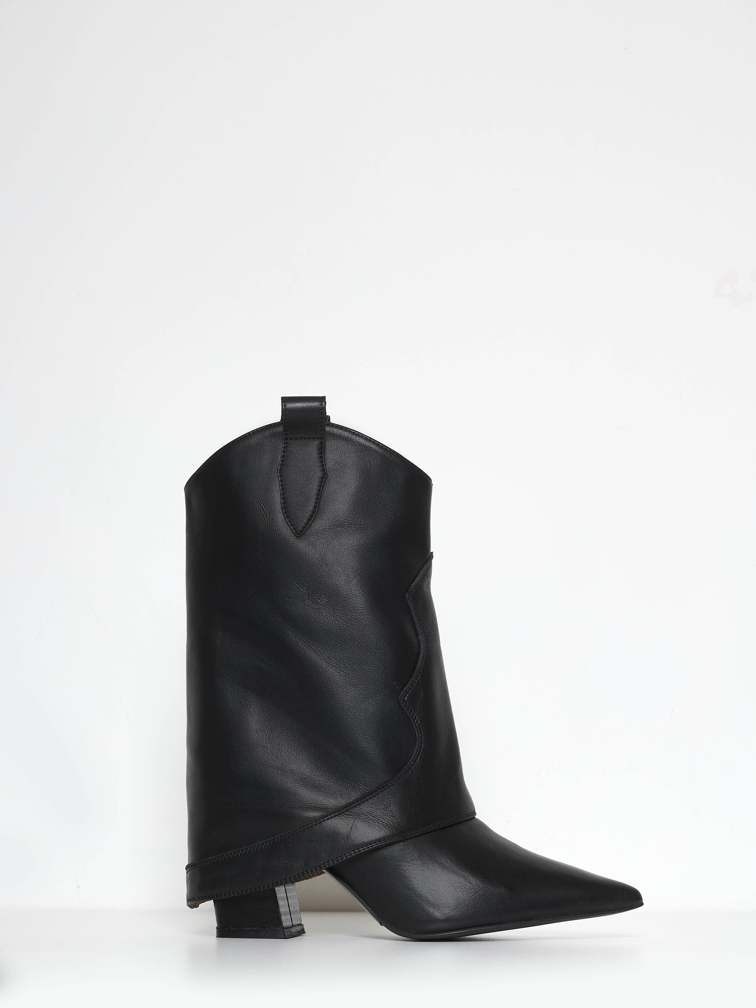 Marc Ellis stivali nero in pelle 2024 NERO MARC ELLIS 