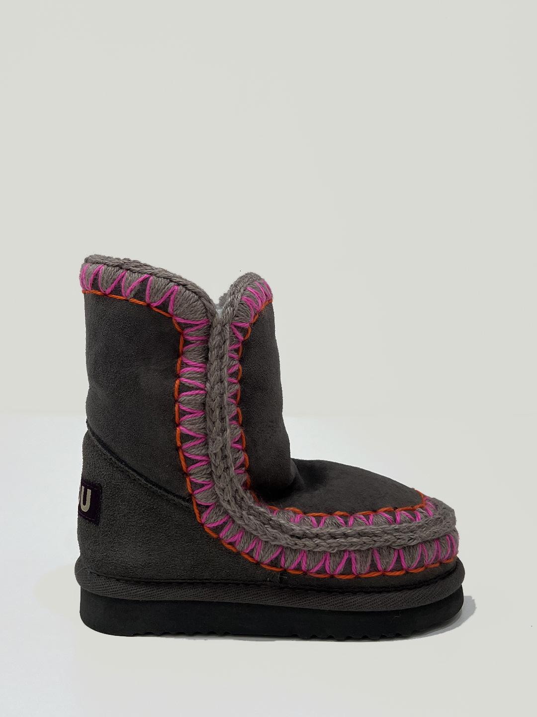 Mou Eskimo Kid Overstitching stivali kids grigio FK101041AJ GRIGIO MOU 